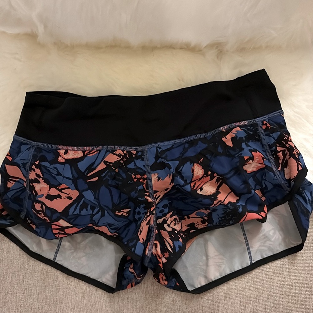 Lululemon shorts, very short! Excellent condition